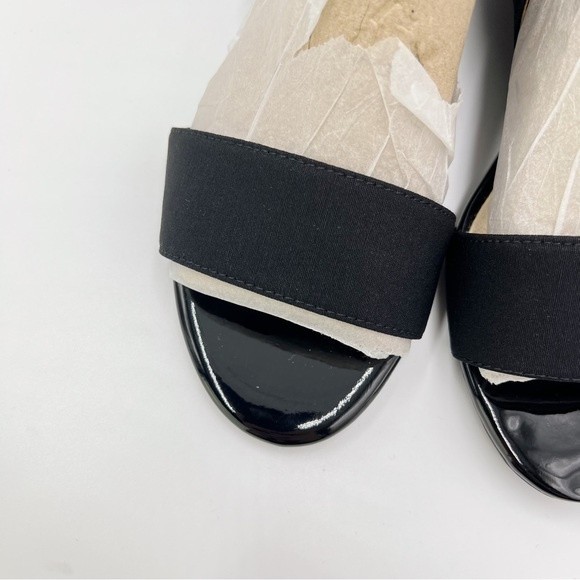 6W‎ 6 W WIDE LifeStride Womens Black Yolo Ankle Strap Low Wedge Sandals Shoes - Picture 4 of 13